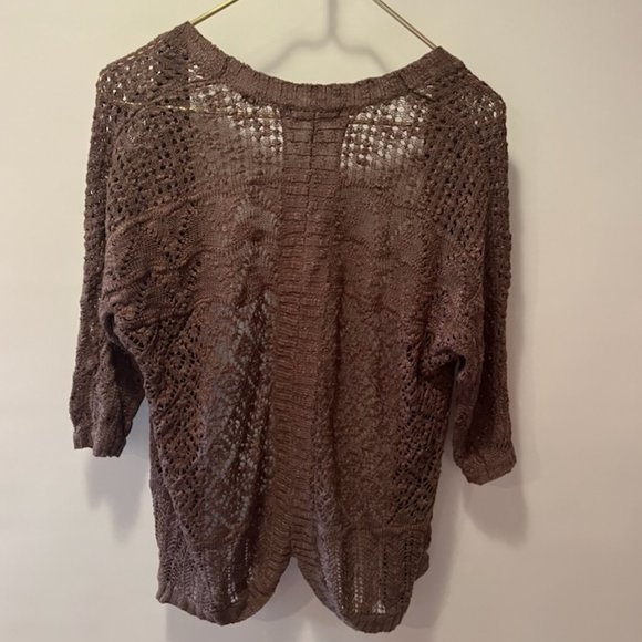 Brown Cardigan Sweater Size XS - Picture 2 of 2